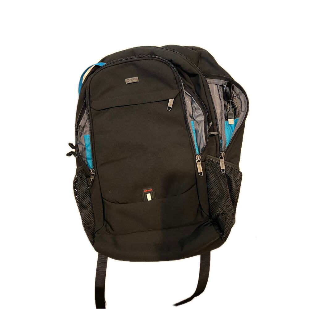 Duslang Padded Computer Black Backpack